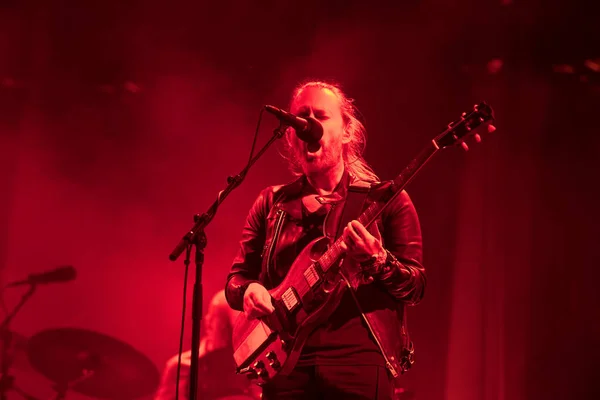 Austin City Limits Radiohead Thom Yorke Koncerten — Stock Fotó