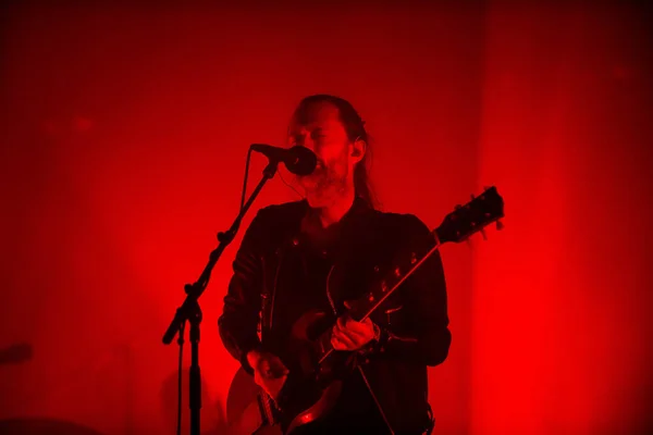 Austin City Limits Radiohead Thom Yorke Koncertě — Stock fotografie
