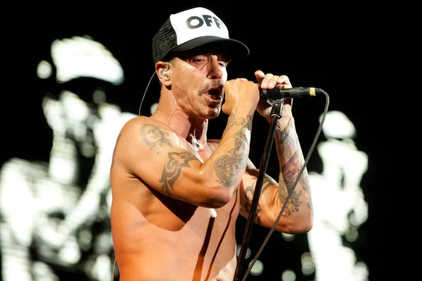 Austin City Limits Red Hot Chili Peppers Anthony Kiedis Flea — Fotografia de Stock