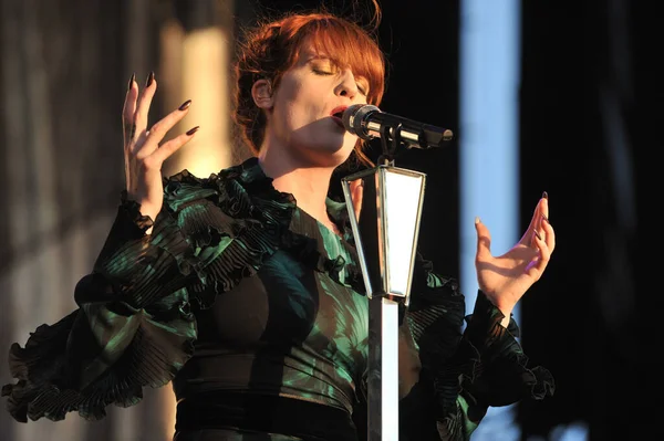Austin City Limits Florence Machine Florence Welch Concerto — Fotografia de Stock