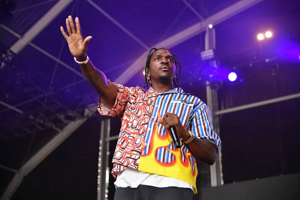 stock image Governors Ball - Pusha T in concert