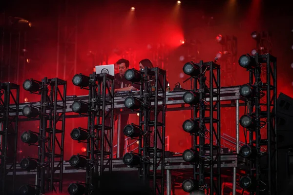 Governors Ball Mark Ronson Kevin Parker Concert — Stockfoto