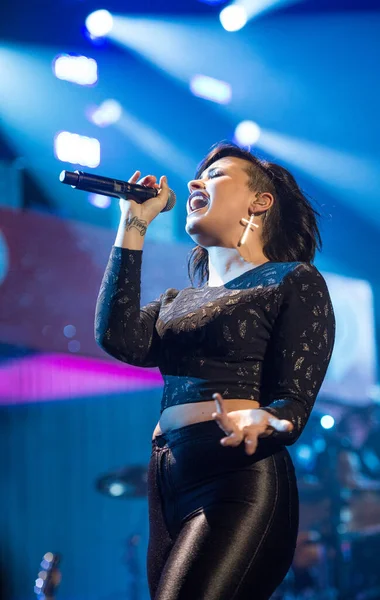 stock image IHeart Radio Jingle Ball - Demi Lovato in concert