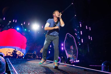 Miami 'deki Hard Rock Stadyumunda konserde Coldplay
