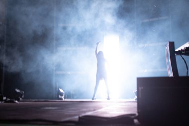 New York 'taki Central Parl Summerstage' dan konserde chvrches