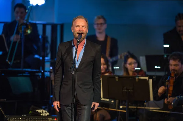 stock image Sting performs at the David Lynch Foundation Benefit