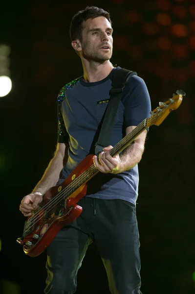 Coldplay Koncercie Hard Rock Stadium Miami — Zdjęcie stockowe