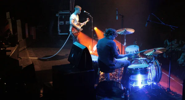 Black Keys Dan Auerbach Patrick Carney Koncertě Roseland Ballroom — Stock fotografie