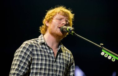 Ed Sheeran, New Jersey Prudential Center 'da konser verdi.