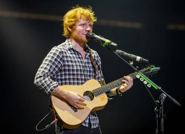 Ed Sheeran, New Jersey Prudential Center 'da konser verdi.