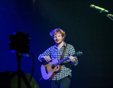 Ed Sheeran, New Jersey Prudential Center 'da konser verdi.