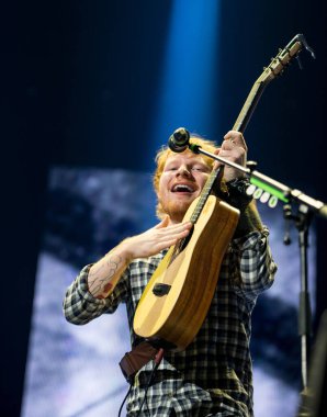 Ed Sheeran, New Jersey Prudential Center 'da konser verdi.