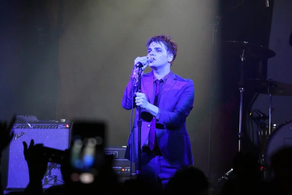 Gerard Way Koncertu Irving Plaza New Yorku — Stock fotografie