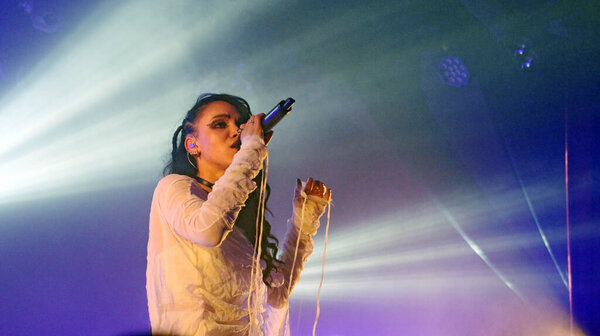 FKA twigs in concert at Warsaw in New York