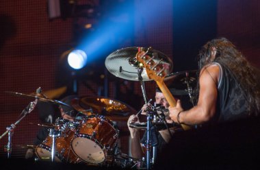 Metallica, James Hetfield ve Lars Ulrich konserde