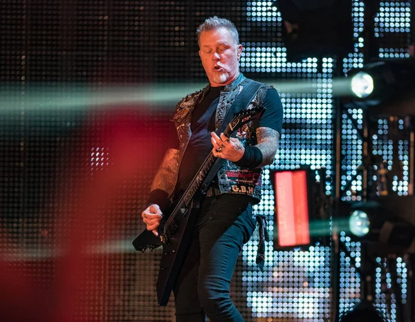 Metallica James Hetfield Lars Ulrich Concierto — Foto de Stock