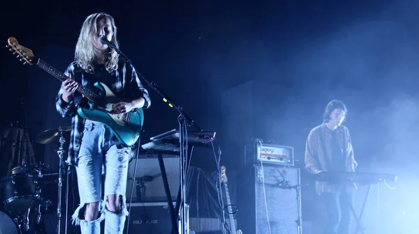 stock image The Japanese House - Amber Mary Bain in concert at Barclays Center in Brooklyn