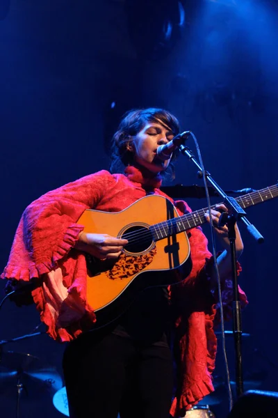 stock image Jesca Hoop in concert at Terminal 5 in New York