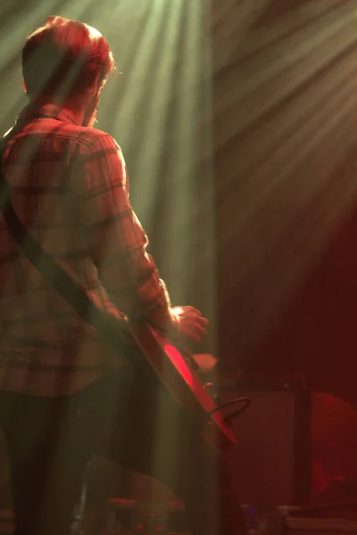 Kevin Devine Koncertuje Poisson Rouge Nowym Jorku — Zdjęcie stockowe