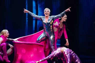 Pink in concert at the BB&T Center in Florida clipart