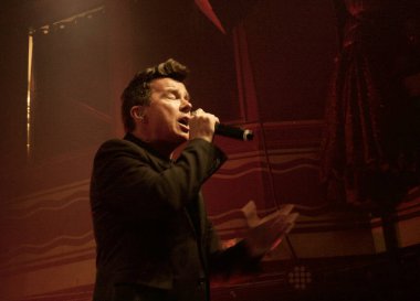Rick Astley, New York Webster Hall 'da konser verdi.