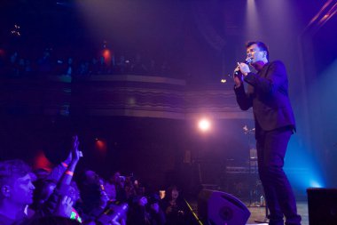 Rick Astley, New York Webster Hall 'da konser verdi.