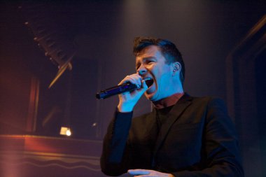 Rick Astley, New York Webster Hall 'da konser verdi.