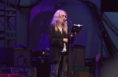 New York 'taki Lincoln Center' dan Patti Smith konserinde