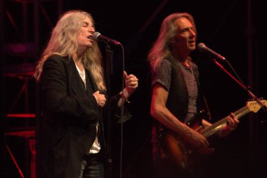 New York 'taki Lincoln Center' dan Patti Smith konserinde