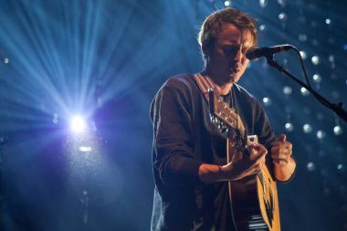 Ben Howard Brooklyn 'deki Barclay Center' da konserde.