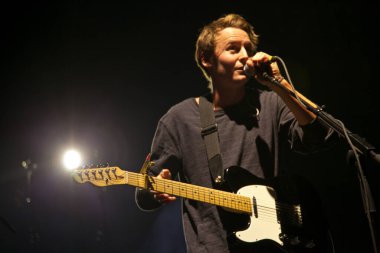 Ben Howard Brooklyn 'deki Barclay Center' da konserde.