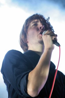 Brooklyn 'deki Barclays Center' dan Phoenix konserinde