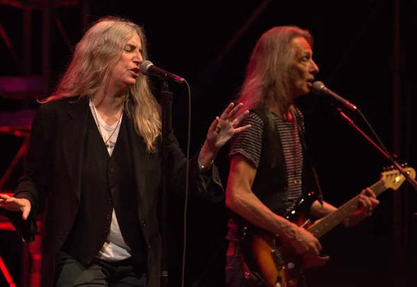 stock image Patti Smith in concert from Lincoln Center in New York