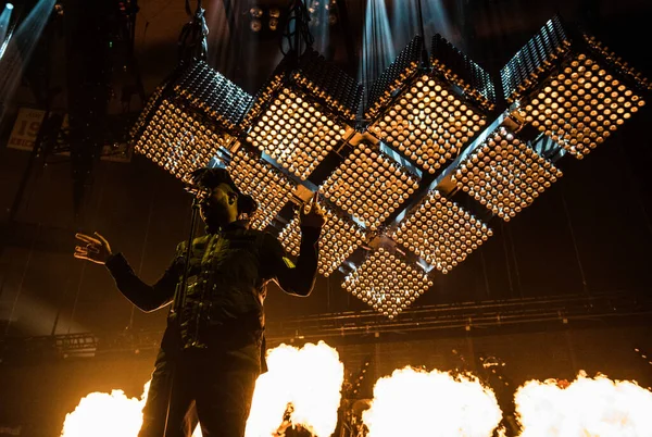Weeknd Konsert Madison Square Garden New York City — Stockfoto