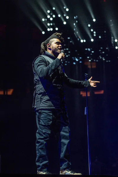 Weeknd Concert Madison Square Garden New York City — Stockfoto