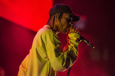 Travis Scott, New York 'taki Madison Square Garden konserinde