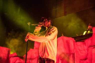 Travis Scott, New York 'taki Madison Square Garden konserinde