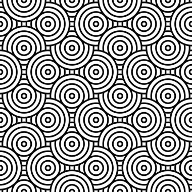Seamless pattern background with black and white geometric stripe line. Design element template can be used for wallpaper, texture, textile, backdrop, vector illustration