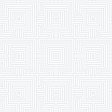 Soyut dikişsiz çizgi geometrik şekil tasarım şablonu arka planı. Tasarım ögesi duvar kağıdı, arkaplan, doku, tekstil, vektör illüstrasyonu için kullanılabilir