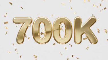 700 bin kutlama videosu animasyonu