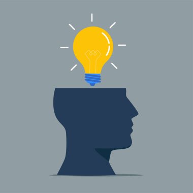 creative ideas design over grey background