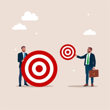 Düz vektör tasarımlı iş adamları