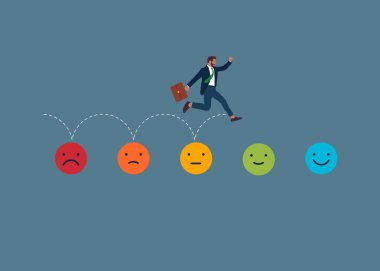 Vektör çizimi. Düz stil. iş ve iletişim kavramları.