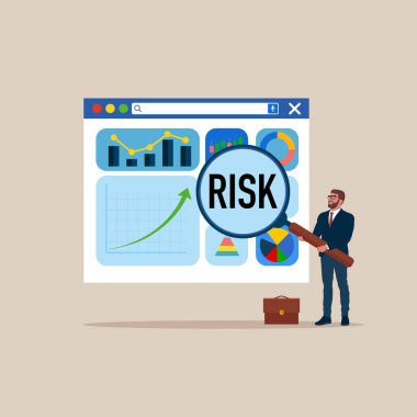  Yazılım geliştirme, inceleme. Düz biçimli modern vektör illüstrasyonu 