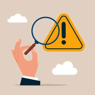 Olay yönetimi, kök nedeni analizi ya da problem çözme. Düz vektör illüstrasyonu