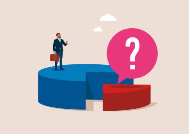 Asgari sorular için maksimum çaba ve iş adamları için sorunlar. Pareto prensibi. Düz biçimli modern vektör illüstrasyonu