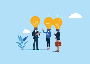 İşe alım işi ve insan kaynakları yönetimi. İnsan Kaynakları en iyi adayı seçmek için büyüteç kullanıyor. Düz vektör illüstrasyonu. 