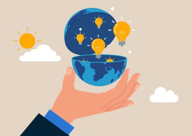 Açık dünya fikrini kullanarak. Büyük düşün, kazanma arzusu ve iş hayatında başarı, yaratıcılık ve hayal gücünden korkunun üstesinden gelme fikri.