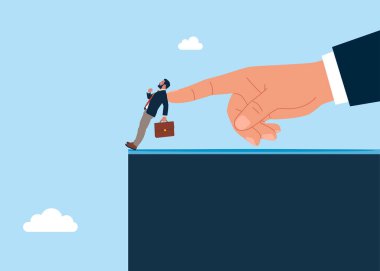 Uygun bir aday değil. İşadamı parmaklarını dipsiz kuyuya daldırdı. İş başarısızlığı. İttir. Fla