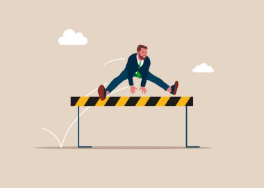 İş adamı engelleri aşıyor, engelleri aşıyor, zorlukları aşıyor, zorlukları aşıyor, hayat sıkıntıları, problemler. 